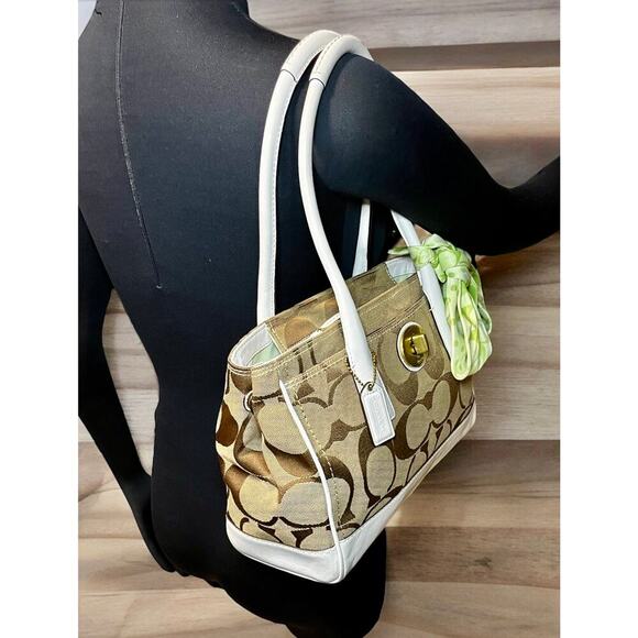 Y2K Coach 11557 Hampton Madeline Signature Satchel Bag - Picture 7 of 12